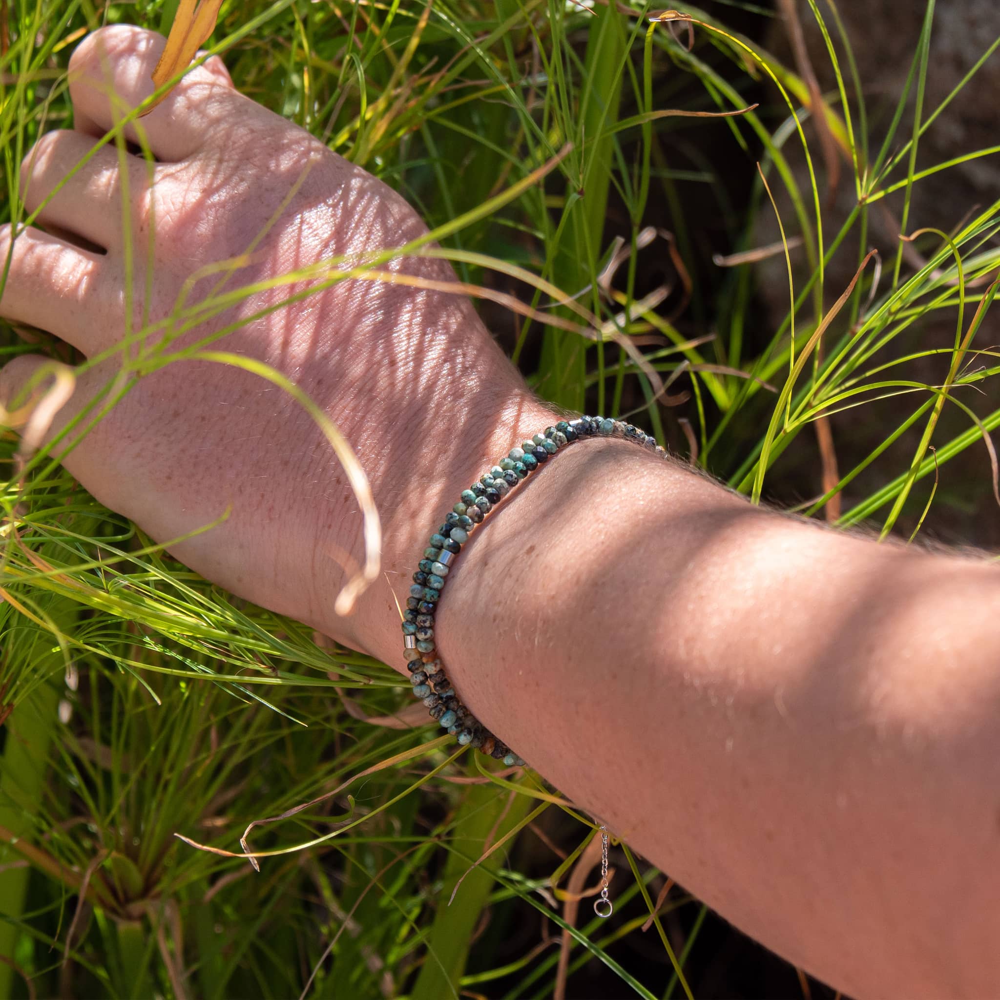 Bracelet LUMIA en pierres naturelles de Turquoise - SLOYA